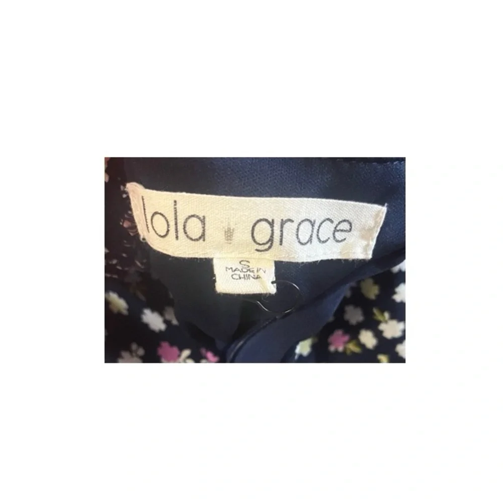 Lola Grace‎ Floral Tie Strap Mini Dress
